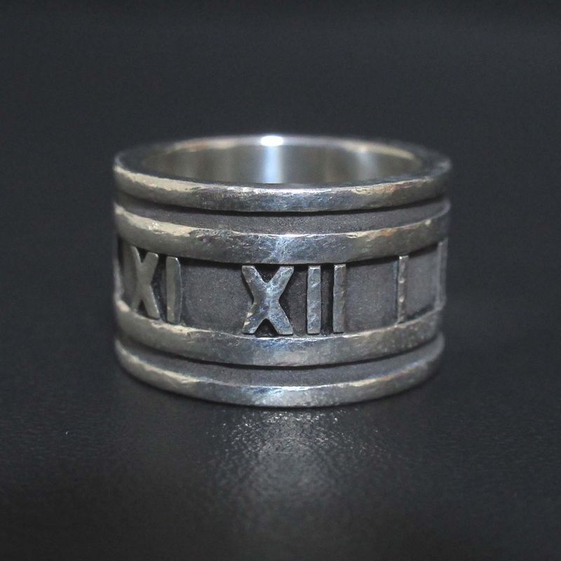 Tiffany & Co Tiffany & Co Atlas Wide Ring 925sv Silver Men's Women's Used
