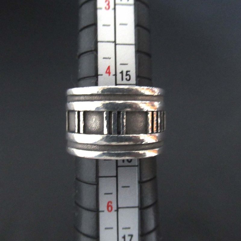 Tiffany & Co Tiffany & Co Atlas Wide Ring 925sv Silver Men's Women's Used