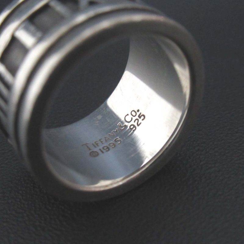 Tiffany & Co Tiffany & Co Atlas Wide Ring 925sv Silver Men's Women's Used