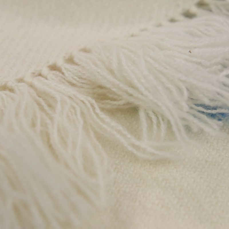 23ss Hermes Ikat Zigzag Cashmere Scarf Multicolor Women's Used Used