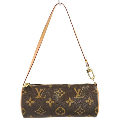 Louis Vuitton Monogram Papillon 30 Tube Shape Handbag M51385 Marron Brown