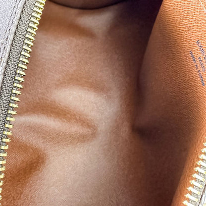 Louis Vuitton Monogram Papillon 30 Tube Shape Handbag M51385 Marron Brown