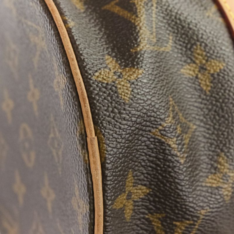 Louis Vuitton Monogram Papillon 30 Tube Shape Handbag M51385 Marron Brown