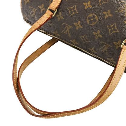 Louis Vuitton Monogram Papillon 30 Tube Shape Handbag M51385 Marron Brown