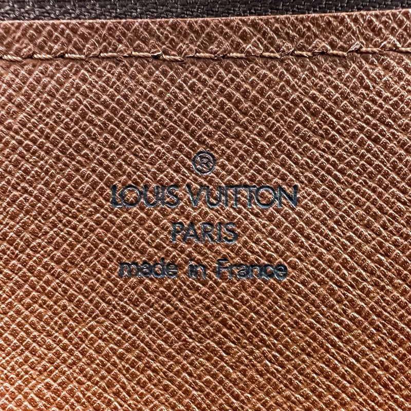 Louis Vuitton Monogram Papillon 30 Tube Shape Handbag M51385 Marron Brown