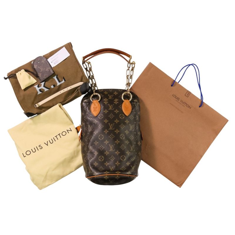 Louis Vuitton × Karl Lagerfeld Monogram Baby Perforated Shoulder Bag M40230