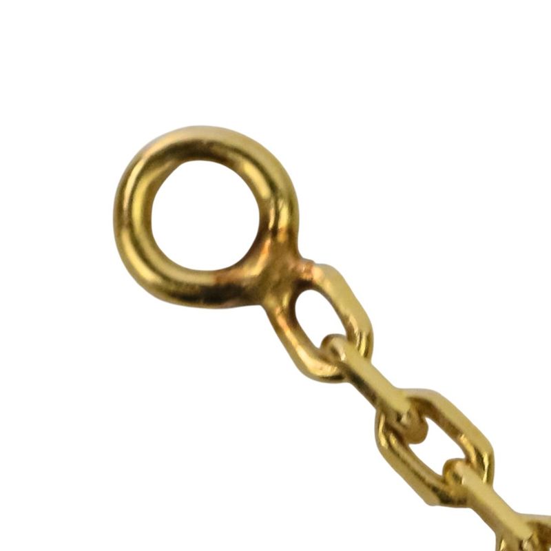 Hermes Eau Kelly Pendant Necklace Etoupe Gold Color Ladies Used