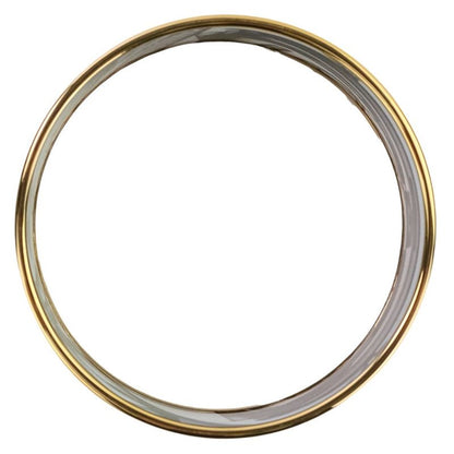 Hermes Emile TGM Check-in Cloisonne Bangle Bracelet Black Ladies Used