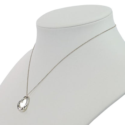 Tiffany & Co Tiffany & Co Large Open Heart Necklace 925 Silver Ladies Used