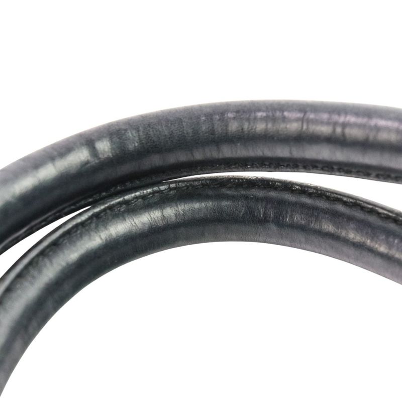 Celine Leather Wool Luggage Mini Shopper Tote Bag Grey Ladies Used