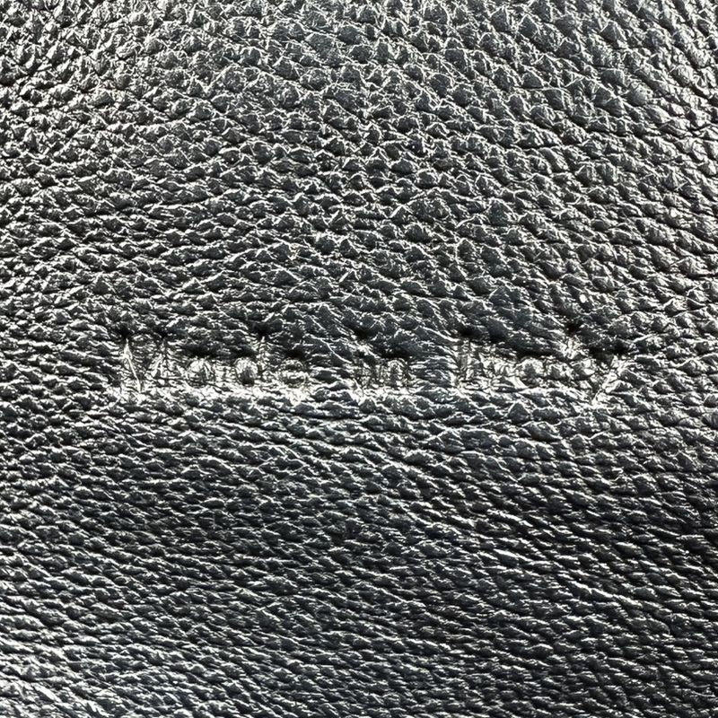 Celine Leather Wool Luggage Mini Shopper Tote Bag Grey Ladies Used