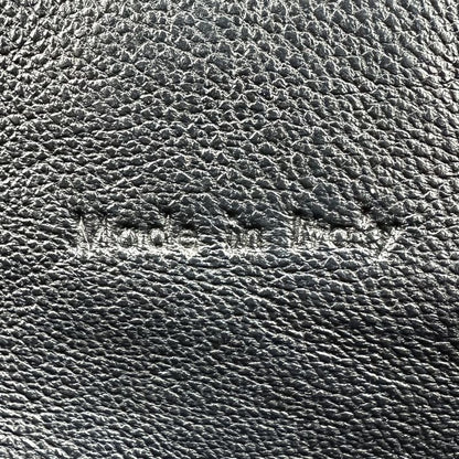 Celine Leather Wool Luggage Mini Shopper Tote Bag Grey Ladies Used