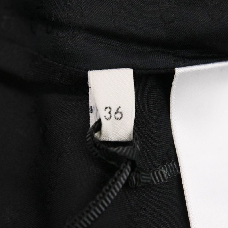 Celine Pin Detail Pleated Wool Wrap Skirt 2j786746w Size 36 Grey Ladies Used