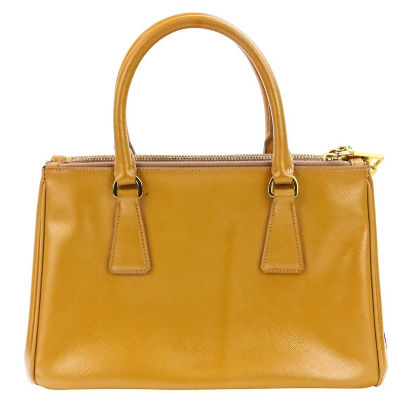 Good Prada Galleria Saffiano Patent Leather Triangle Logo Plate 2way Shoulder