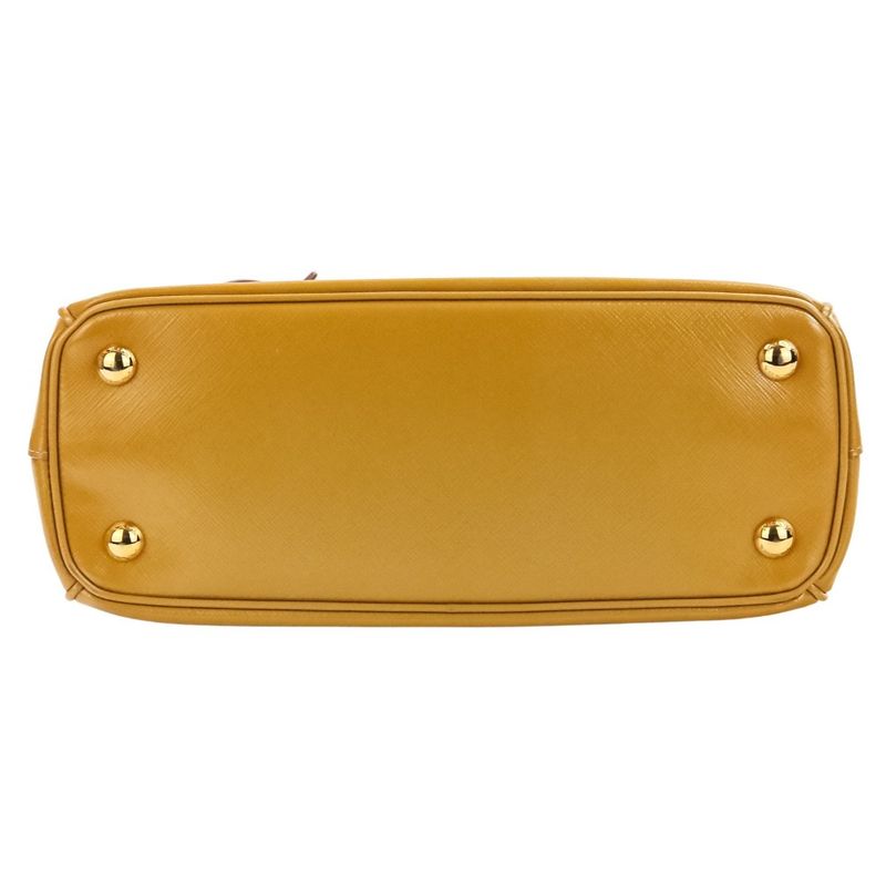 Good Prada Galleria Saffiano Patent Leather Triangle Logo Plate 2way Shoulder