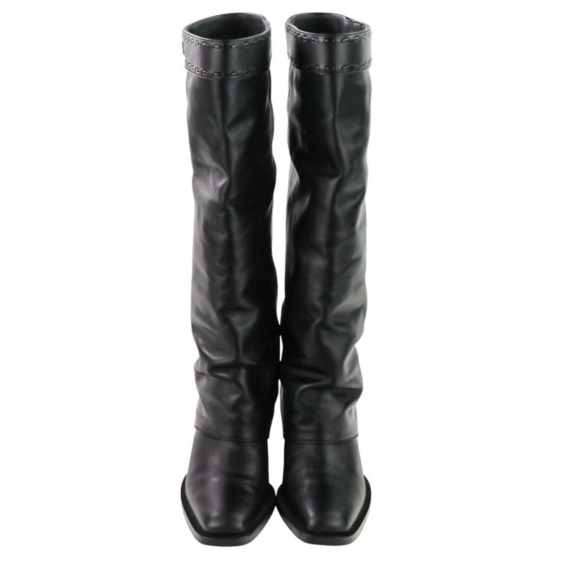 Fendi Current Model Minerva Leather Long Boots 36 About 23.0cm (9.06in) 8w8566