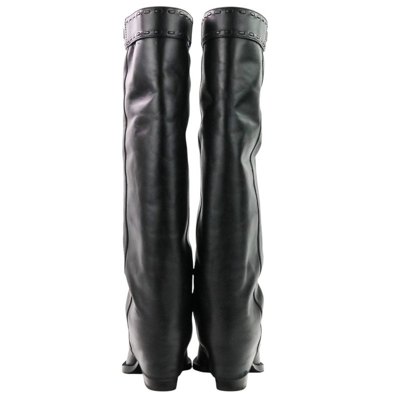 Fendi Current Model Minerva Leather Long Boots 36 About 23.0cm (9.06in) 8w8566