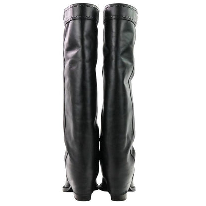 Fendi Current Model Minerva Leather Long Boots 36 About 23.0cm (9.06in) 8w8566