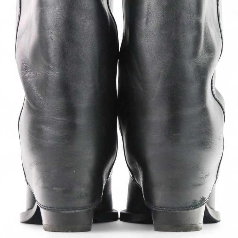 Fendi Current Model Minerva Leather Long Boots 36 About 23.0cm (9.06in) 8w8566