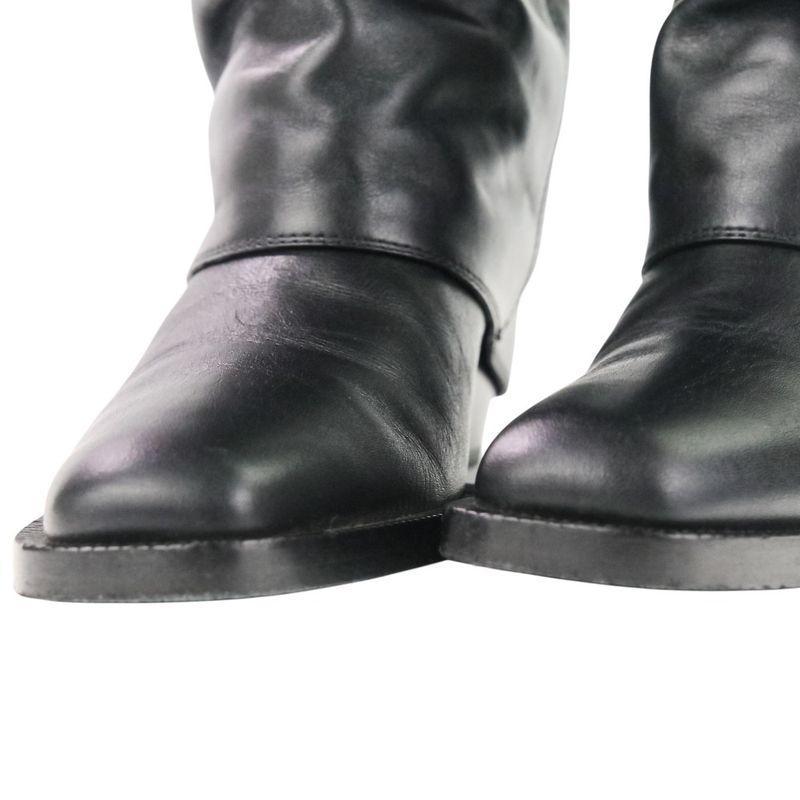 Fendi Current Model Minerva Leather Long Boots 36 About 23.0cm (9.06in) 8w8566