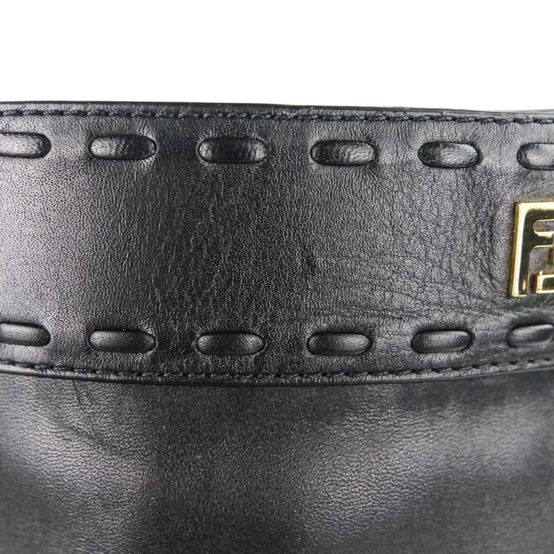 Fendi Current Model Minerva Leather Long Boots 36 About 23.0cm (9.06in) 8w8566