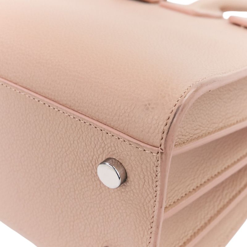 Good Saint Laurent Classic Baby Sac de Jour 2way Handbag Pink Ladies Used