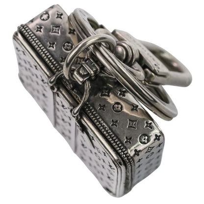 Good Louis Vuitton the Sirius Travel Monogram Bag Charm Key Ring M62717 Silver