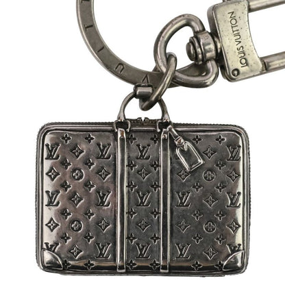 Good Louis Vuitton the Sirius Travel Monogram Bag Charm Key Ring M62717 Silver
