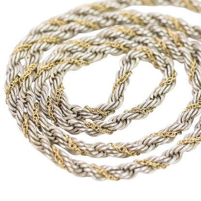 Tiffany & Co Tiffany & Co 925×750 Combination Twisted Rope Chain Necklace