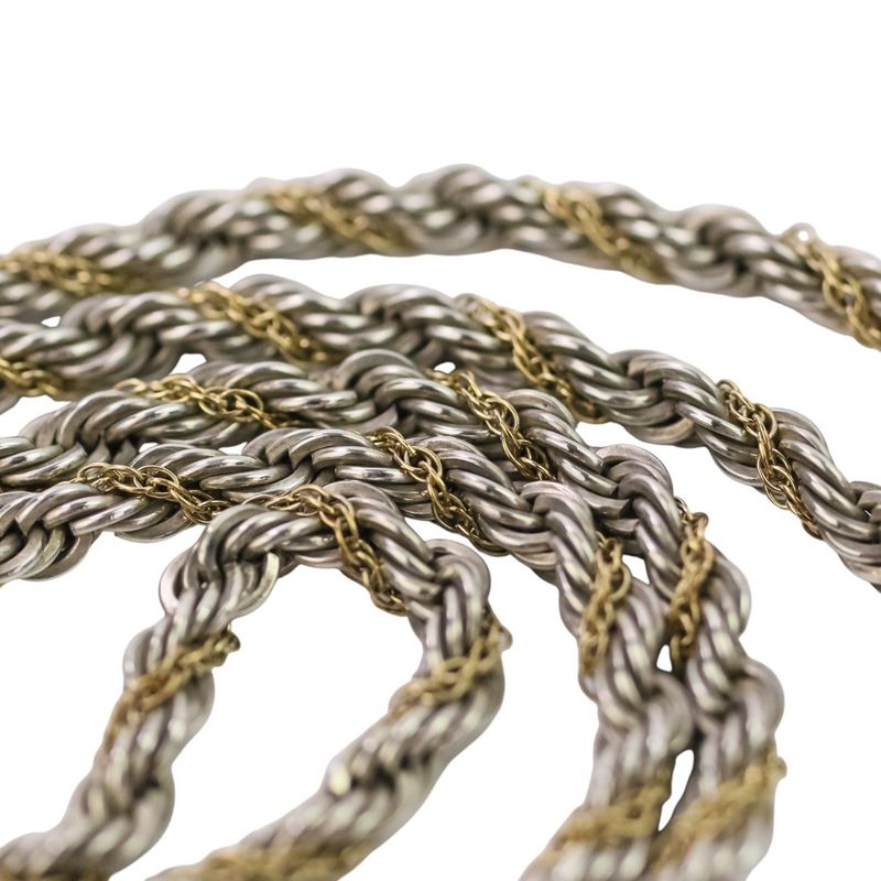 Tiffany & Co Tiffany & Co 925×750 Combination Twisted Rope Chain Necklace