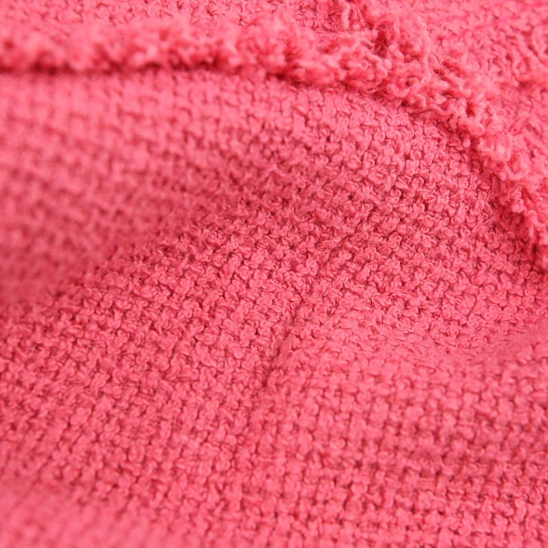 Chanel Coco Mark Plate Mini Tweed Dress P5606 Size 36 Pink Ladies Used