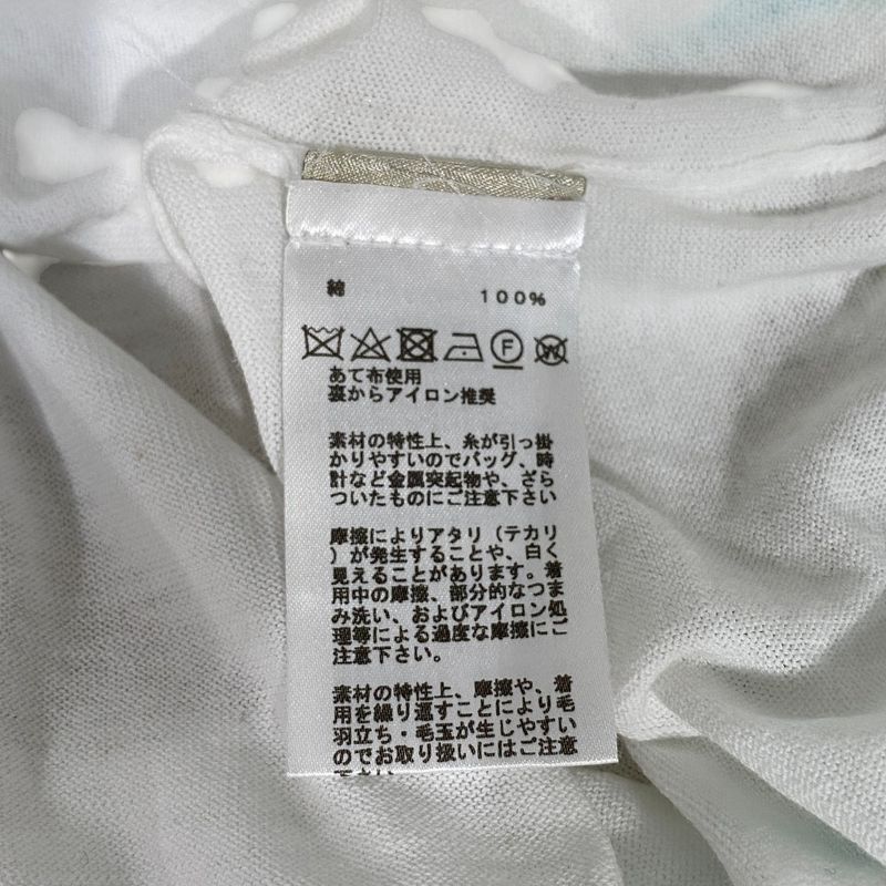 23ss Hermes Stitch Design Long Sleeve Cotton Summer Knit Cut and Sewn Sweater M