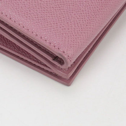 DIOR Compact Wallet Dior Caro Trifold Wallet Leather Women's