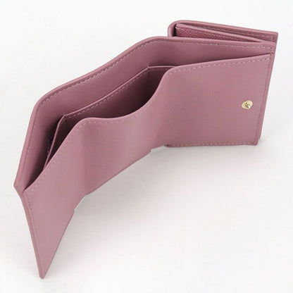 DIOR Compact Wallet Dior Caro Trifold Wallet Leather Women's