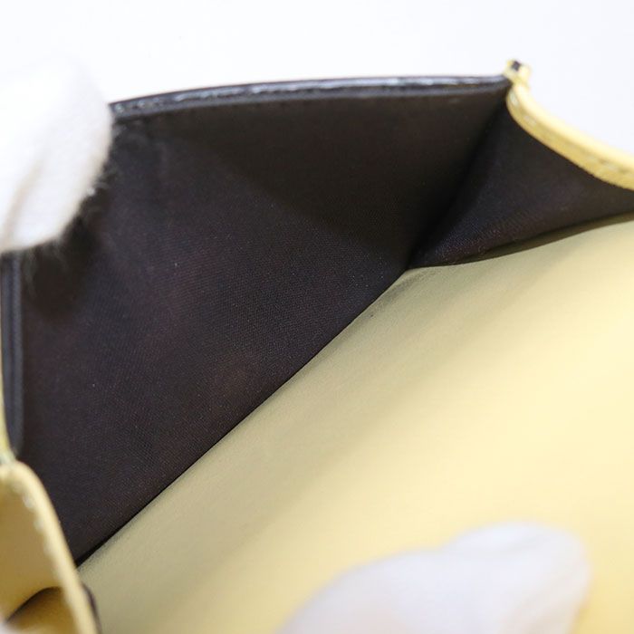 Fendi FF Diamond 8m0480 ALV4 Tri-fold Wallet Leather Women