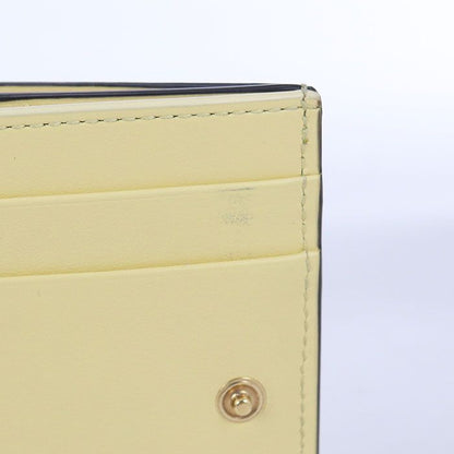 Fendi FF Diamond 8m0480 ALV4 Tri-fold Wallet Leather Women