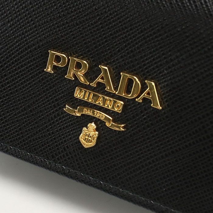 Prada Card Case 1mc122 Business Card Holder Saffiano Leather Women