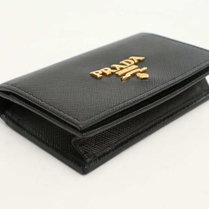 Prada Card Case 1mc122 Business Card Holder Saffiano Leather Women