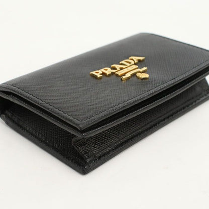 Prada Card Case 1mc122 Business Card Holder Saffiano Leather Women