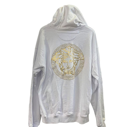 3481 Fendi X Versace Fendi Fendace Fy1143akdu Hoodie XL Size Preowned White