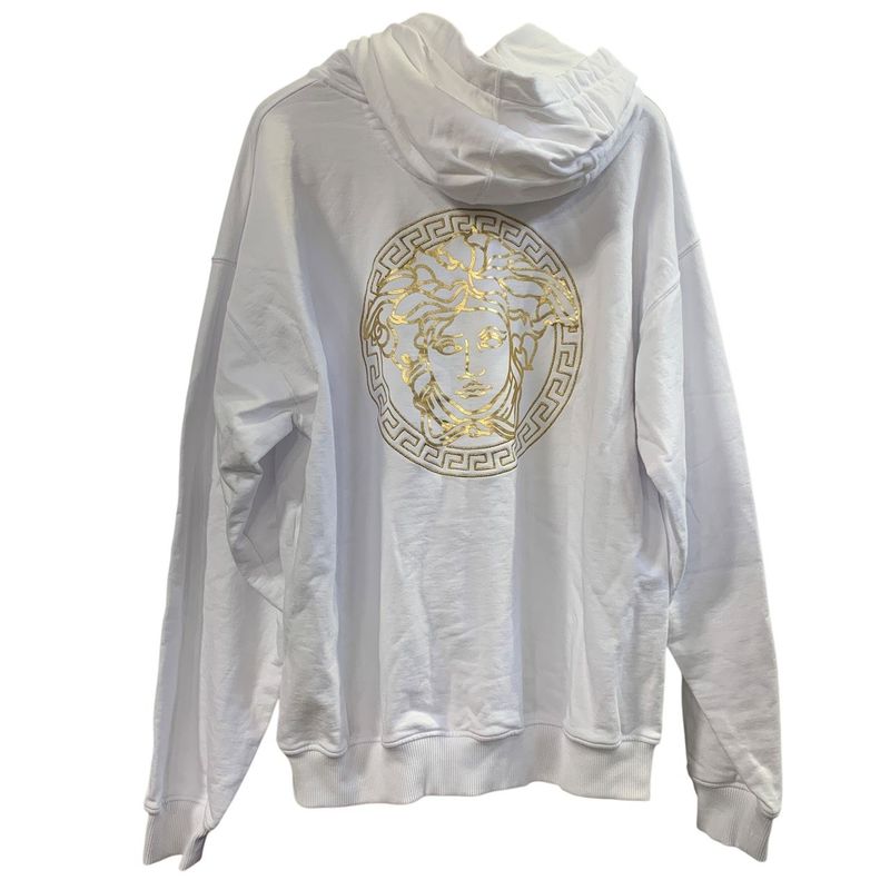3481 Fendi X Versace Fendi Fendace Fy1143akdu Hoodie XL Size Preowned White