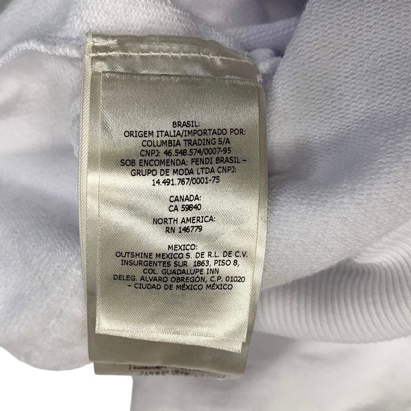 3481 Fendi X Versace Fendi Fendace Fy1143akdu Hoodie XL Size Preowned White