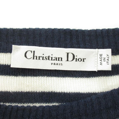 24SS Christian DIOR Cashmere Silk Logo Striped Knit Cut And Sewn 414s83am729 34