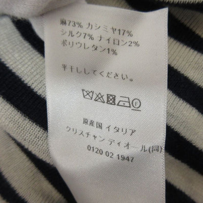 24SS Christian DIOR Cashmere Silk Logo Striped Knit Cut And Sewn 414s83am729 34