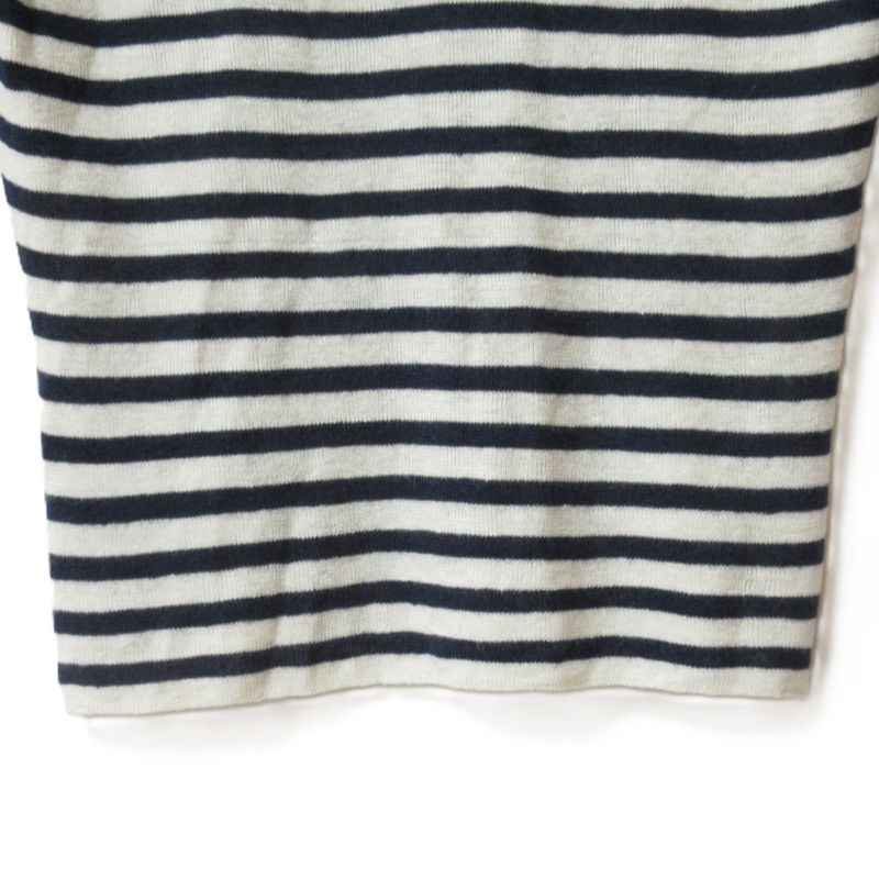 24SS Christian DIOR Cashmere Silk Logo Striped Knit Cut And Sewn 414s83am729 34