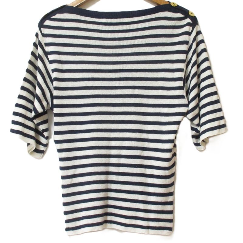 24SS Christian DIOR Cashmere Silk Logo Striped Knit Cut And Sewn 414s83am729 34