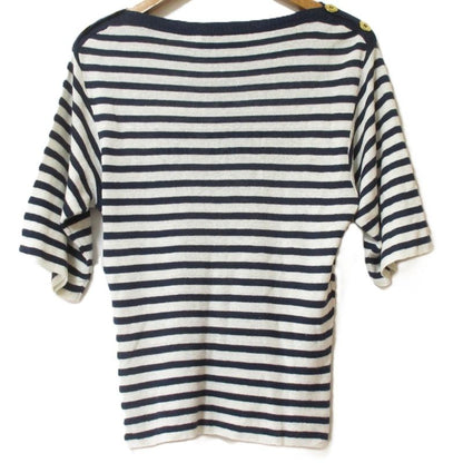 24SS Christian DIOR Cashmere Silk Logo Striped Knit Cut And Sewn 414s83am729 34