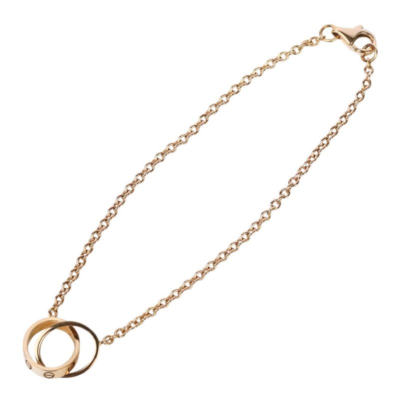 Cartier Baby Love Bracelet 750 18k Pink Gold Polished Ladies Used