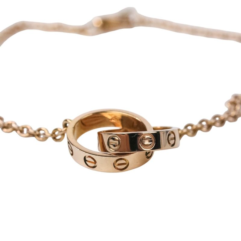 Cartier Baby Love Bracelet 750 18k Pink Gold Polished Ladies Used