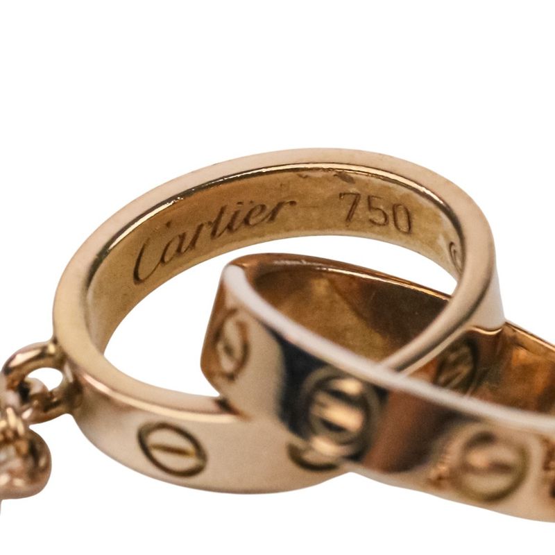 Cartier Baby Love Bracelet 750 18k Pink Gold Polished Ladies Used